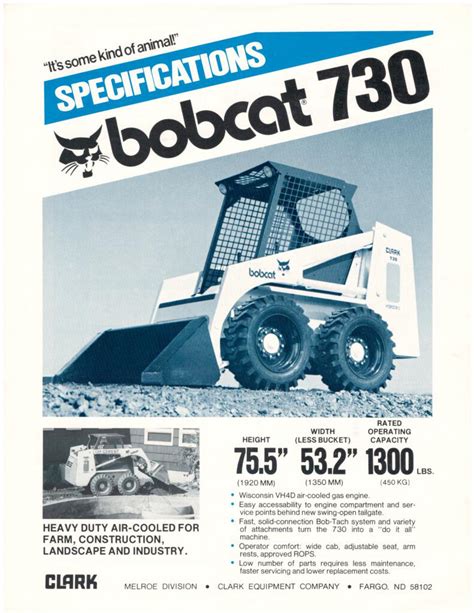 bobcat 730 specs